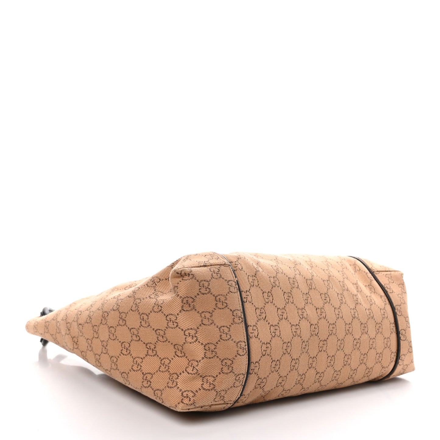 Canvas Monogram Hobo Beige