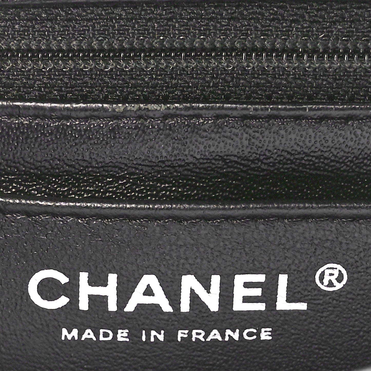 Caviar Quilted Mini Square Flap Black