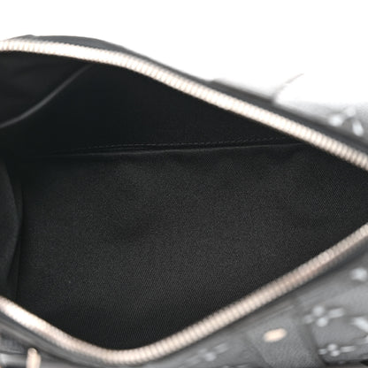 Louis Vuitton Calfskin Debossed Monogram Versailles City Keepall Charcoal 5 of 11