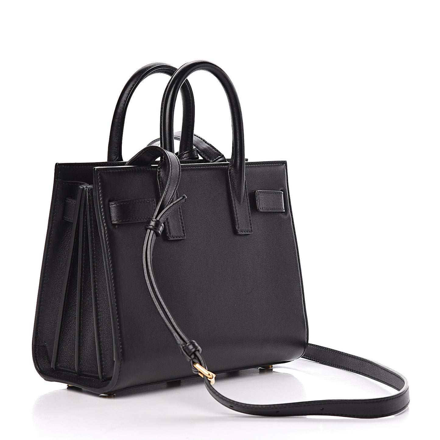 Calfskin Nano Sac De Jour Black