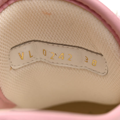 Louis Vuitton Canvas LV Squad Sneakers 38 White Pink 9 of 11