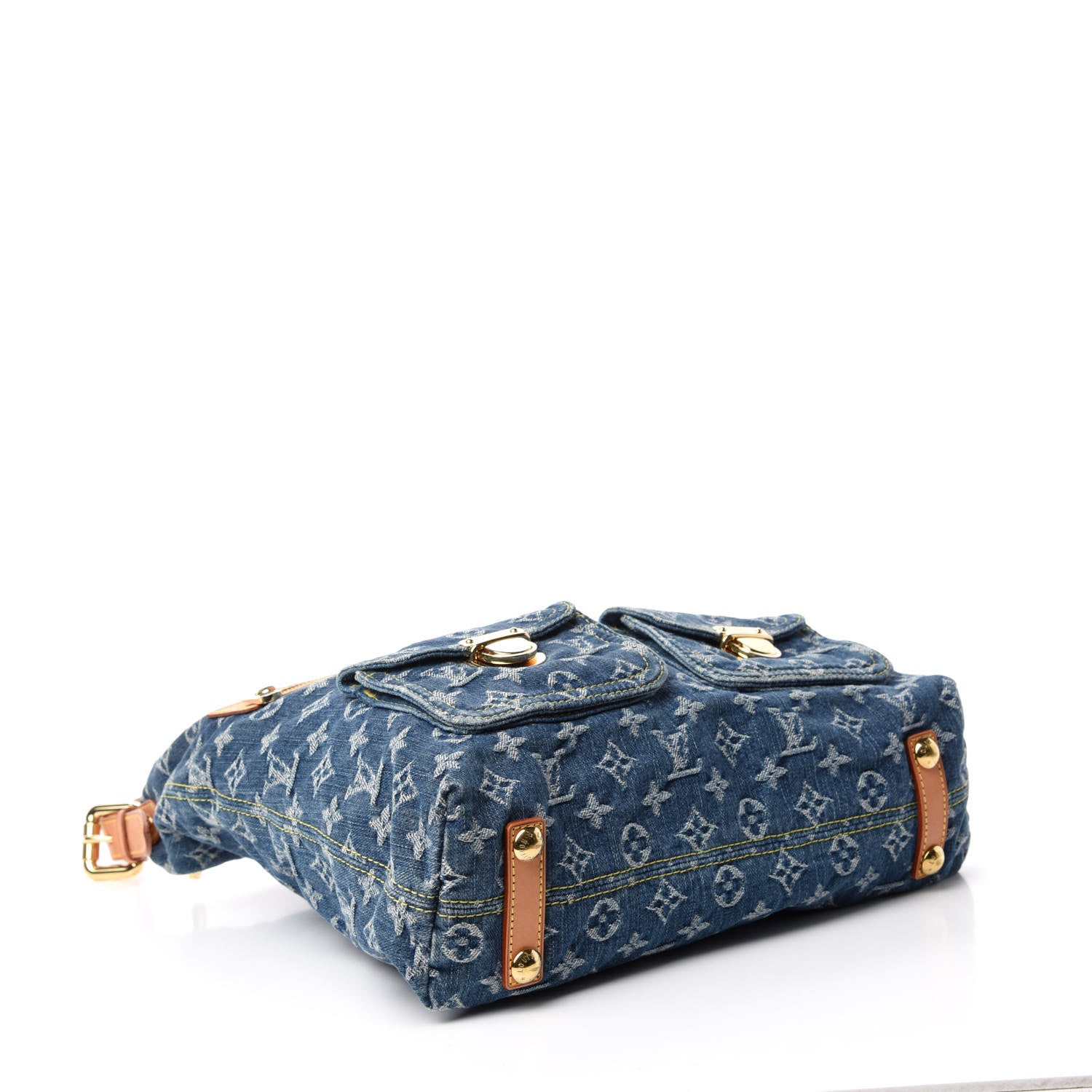 Louis Vuitton Denim Baggy GM Blue 4 of 9