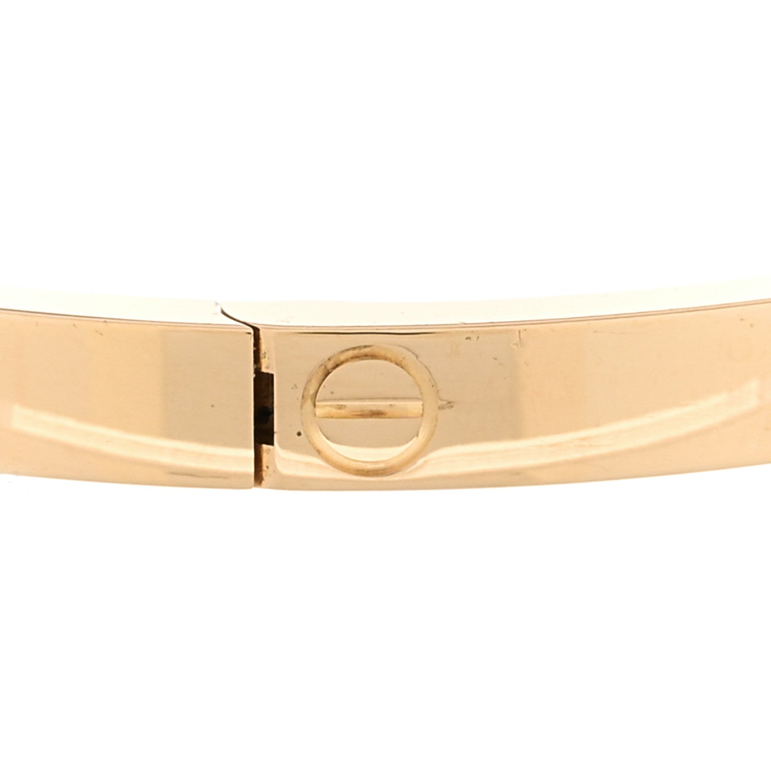 Cartier 18K Yellow Gold Small LOVE Bracelet 17 8 of 9