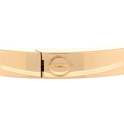 Cartier 18K Yellow Gold Small LOVE Bracelet 17 8 of 9