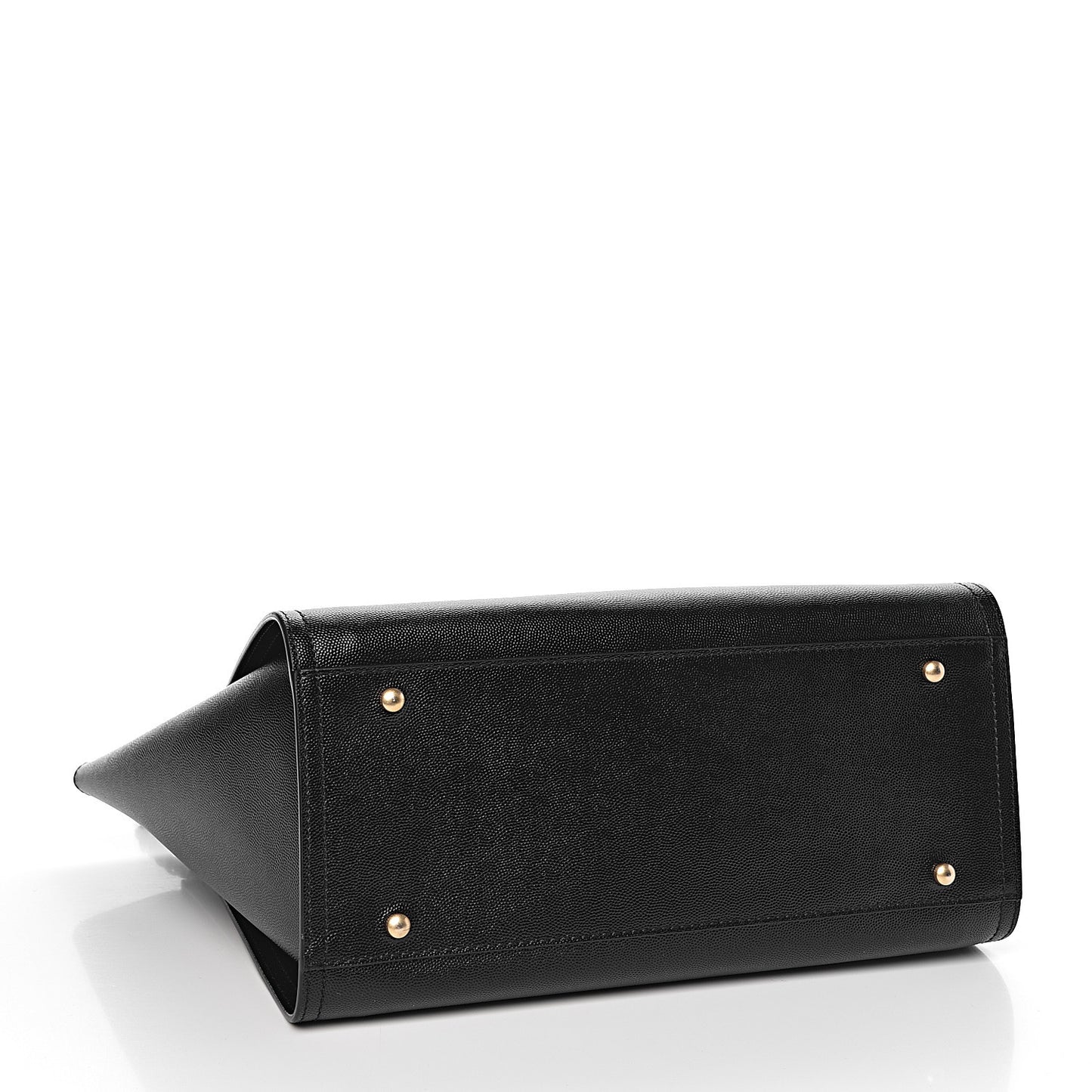 Caviar Small Studded Deauville Tote Black