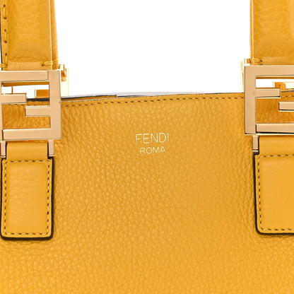 Fendi Cuoio Romano Selleria Small FF Tote Sunflower 6 of 9