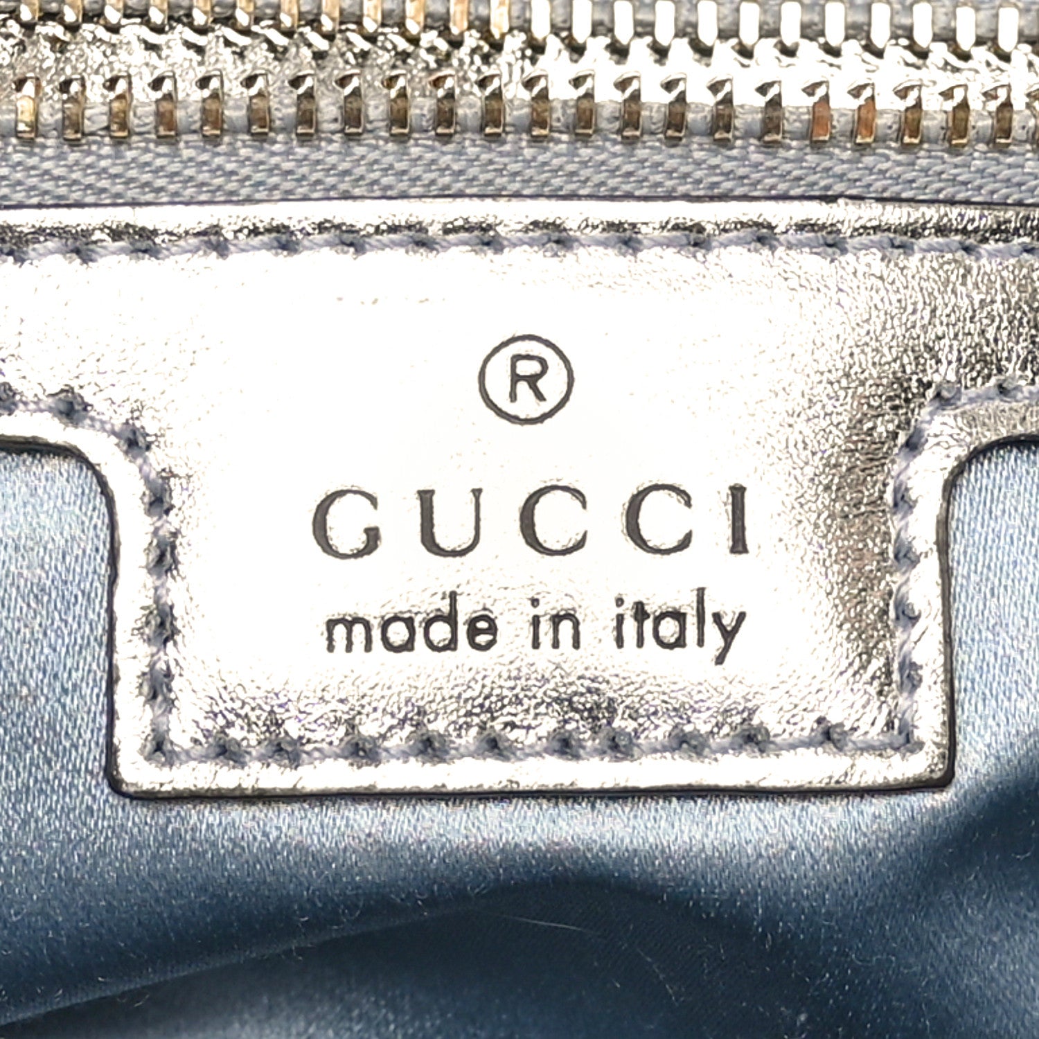 Gucci Iridescent Nappa Chevron Matelasse Small GG Marmont Shoulder Bag Iridescent Snow Light Blue 6 of 10