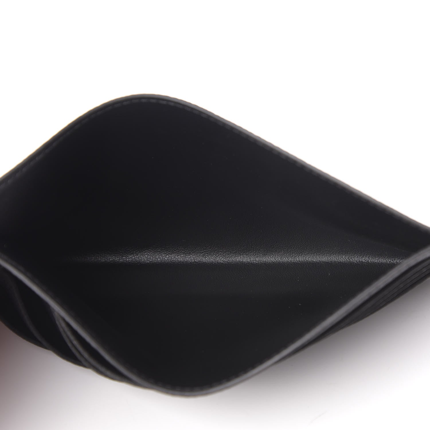 Louis Vuitton Calfskin Felicie Chain Wallet Card Holder Insert Black 5 of 6
