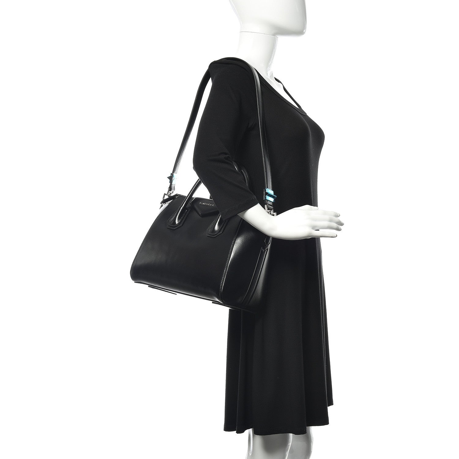 Givenchy Shiny Lord Calfskin Small Antigona Black 2 of 10