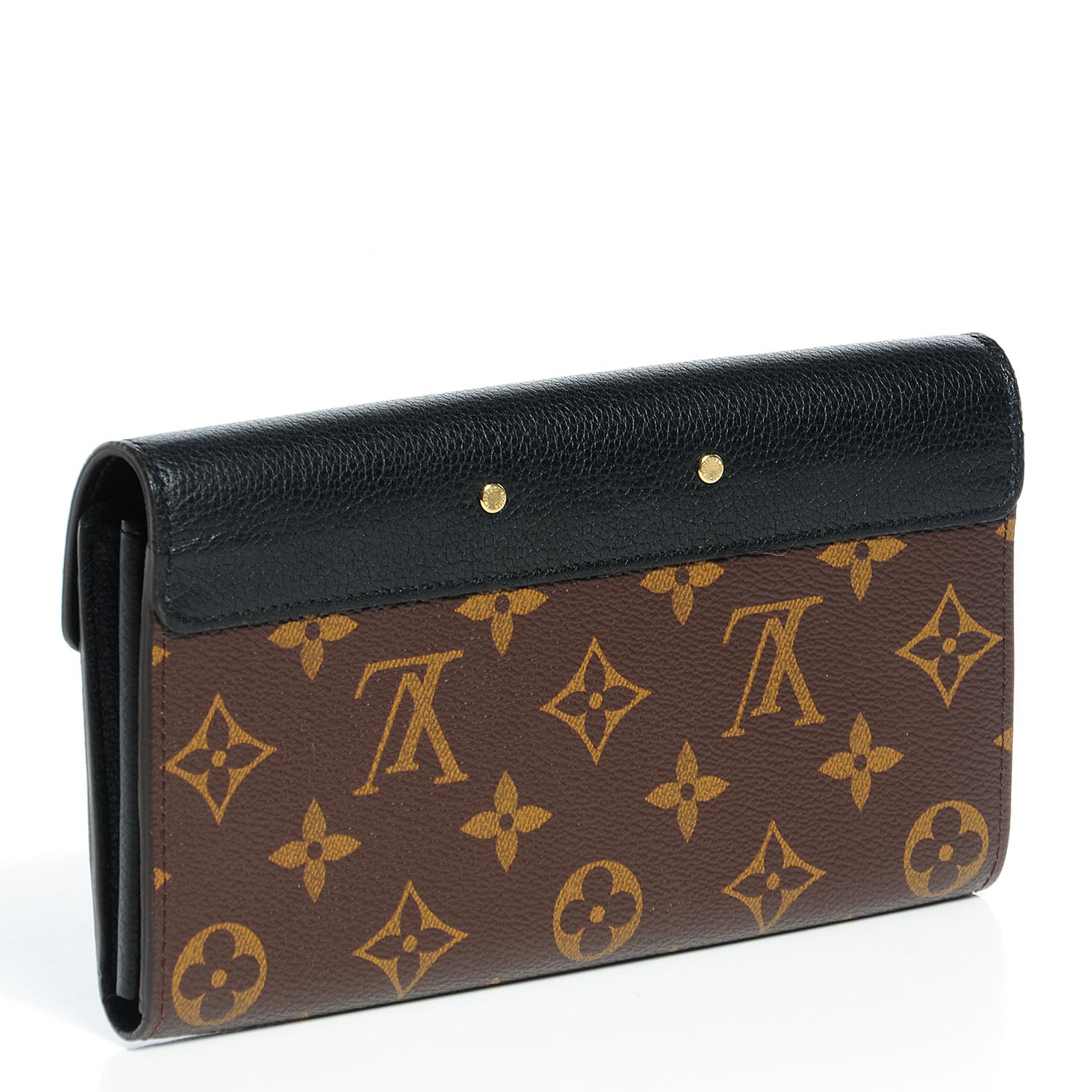 Louis Vuitton Monogram Pallas Wallet Black 3 of 7