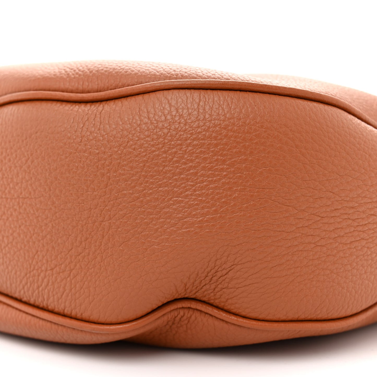 Supple Calfskin Medium Triomphe Heloise Shoulder Bag Tan