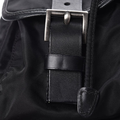 Prada Nylon Vela Medium Backpack Black 10 of 11