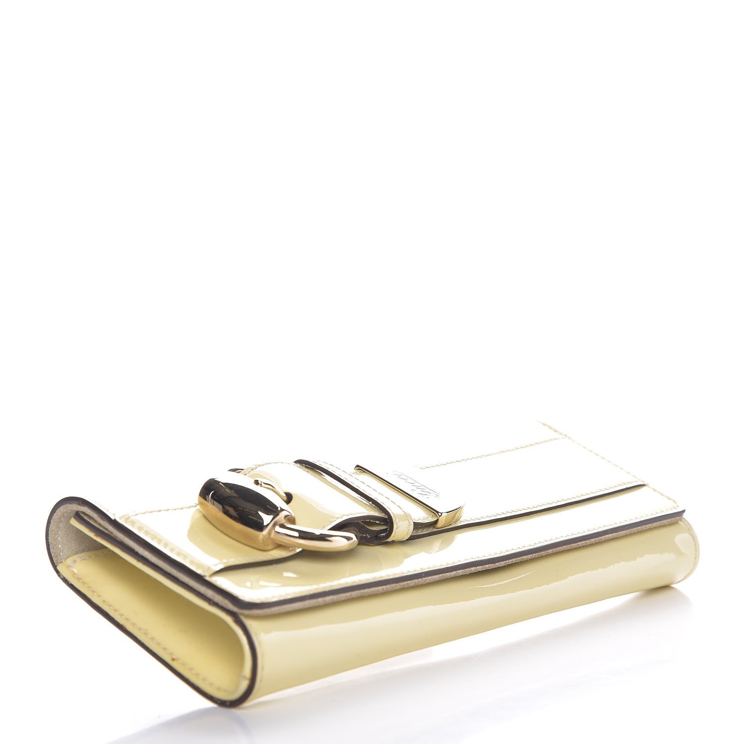 Gucci Patent Romy Clutch Off White 4 of 10