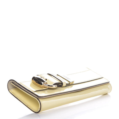 Gucci Patent Romy Clutch Off White 4 of 10