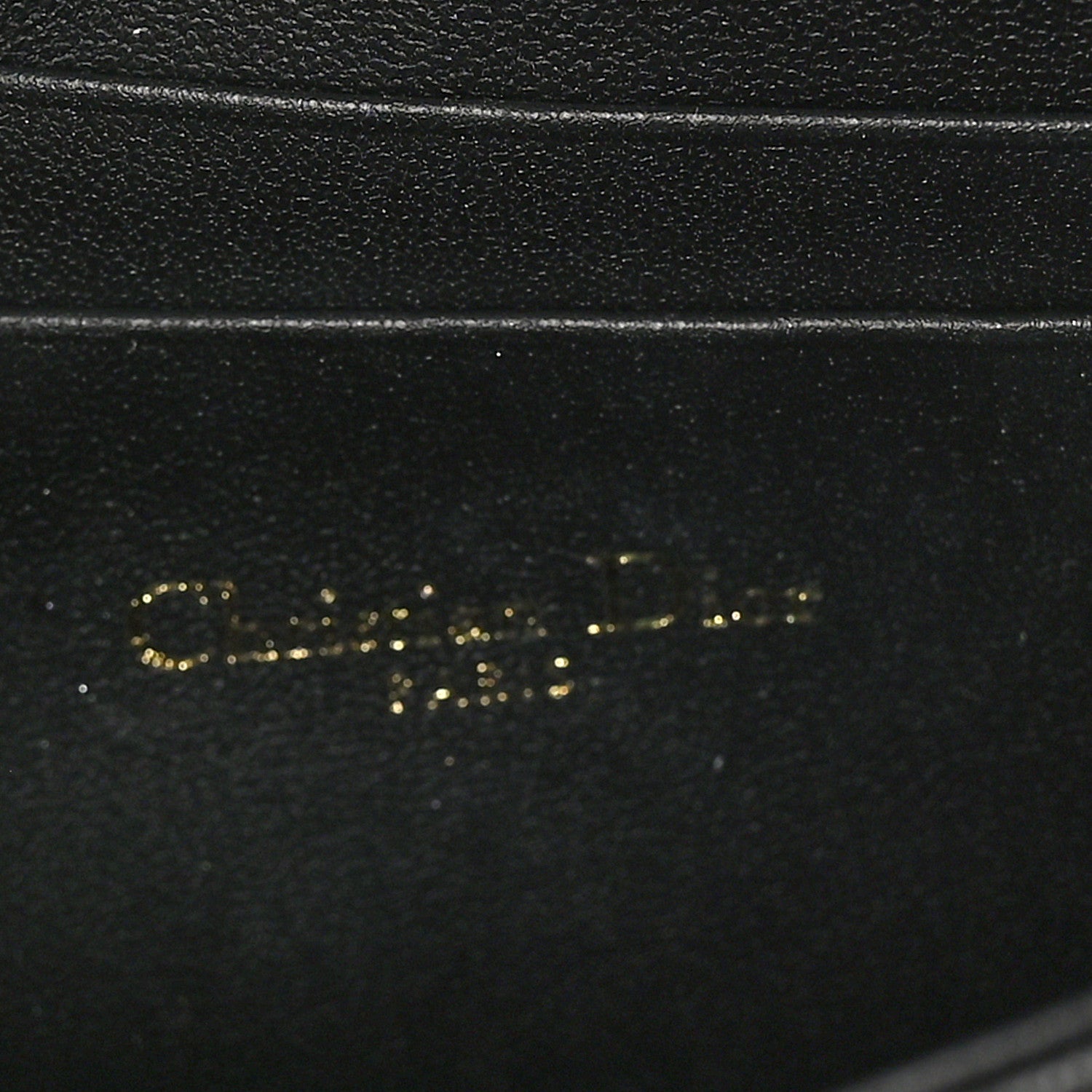 Christian Dior Lambskin Lady Dior Top Handle Clutch Black 6 of 9