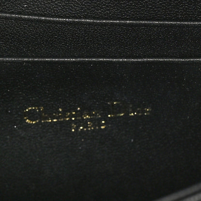 Christian Dior Lambskin Lady Dior Top Handle Clutch Black 6 of 9