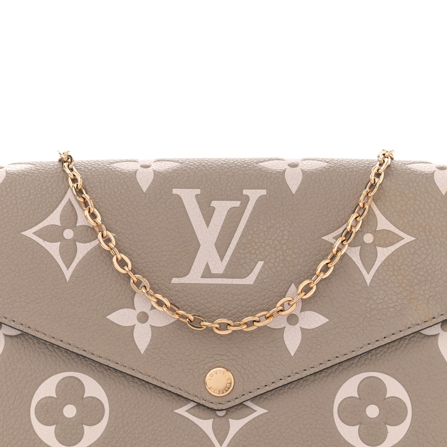 Empreinte Monogram Giant Felicie Pochette Tourterelle Creme