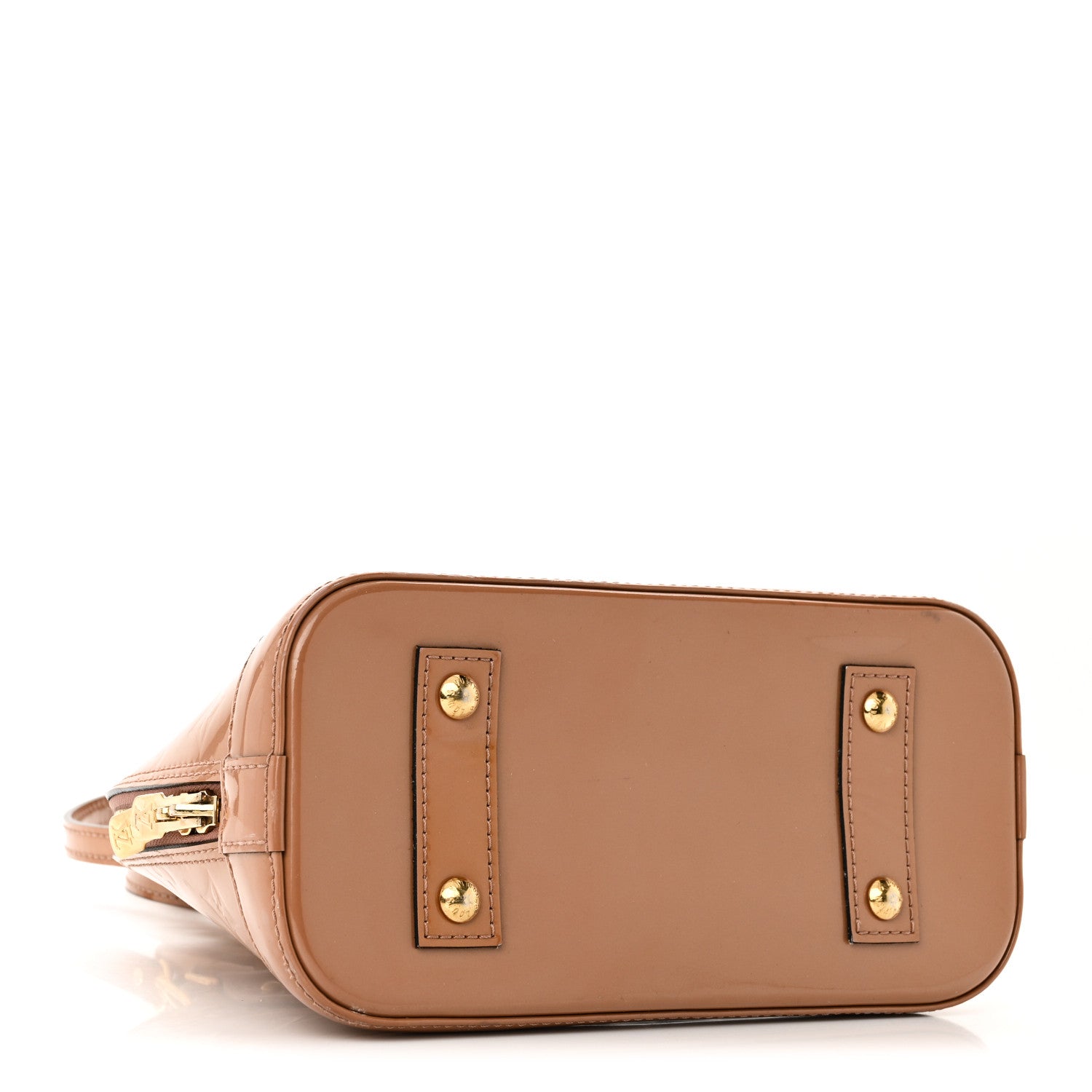 Louis Vuitton Vernis Alma BB Rose Velours 4 of 9