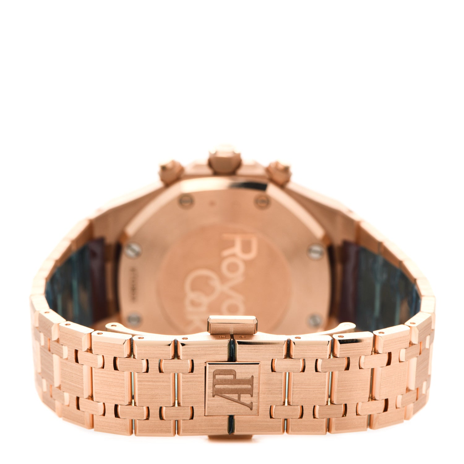 Audemars Piguet 18K Rose Gold 38mm Royal Oak Chronograph Automatic Watch Blue 26715OR.OO.13560R.01 3 of 5