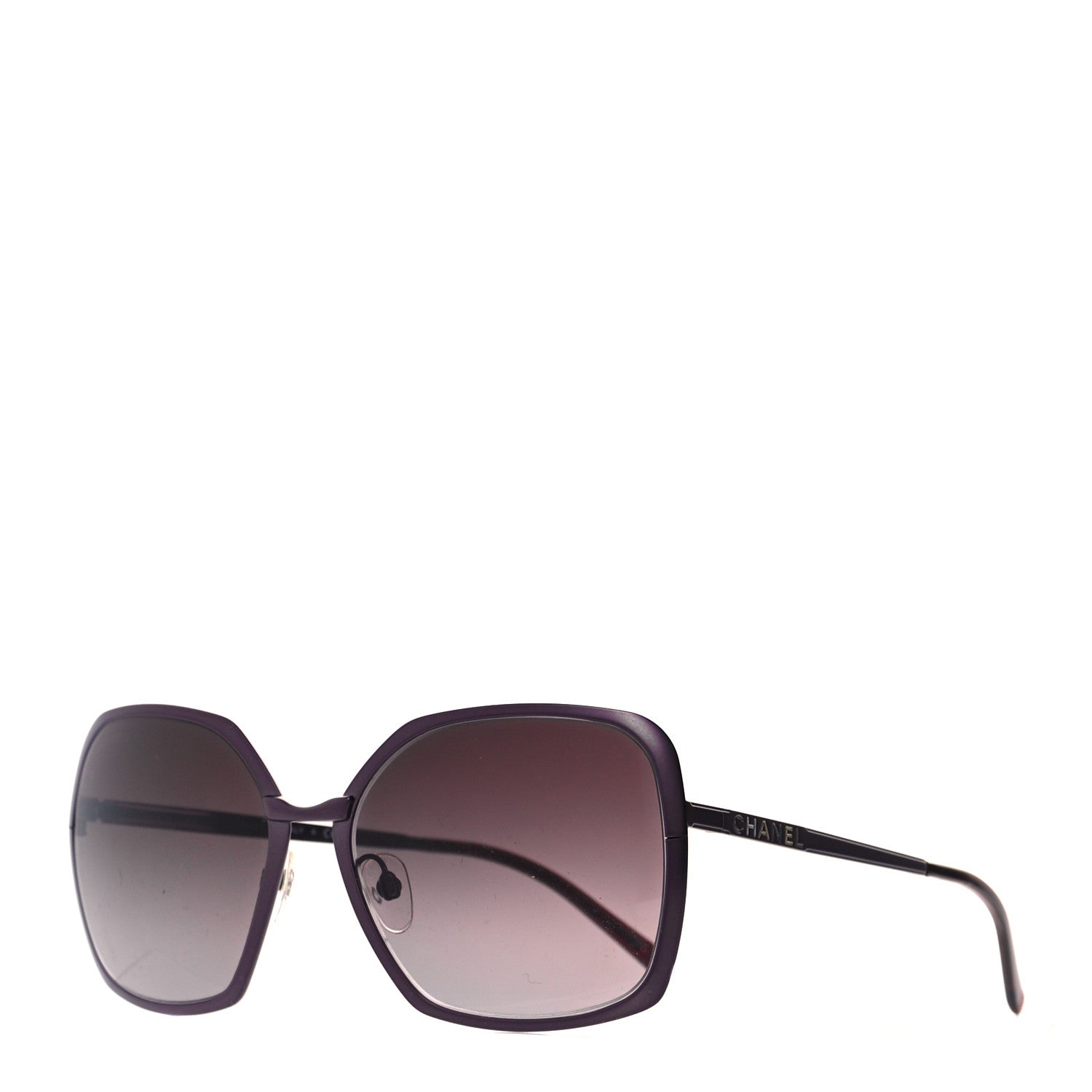 Chanel Metal Square Sunglasses 4176 Purple 1 of 6