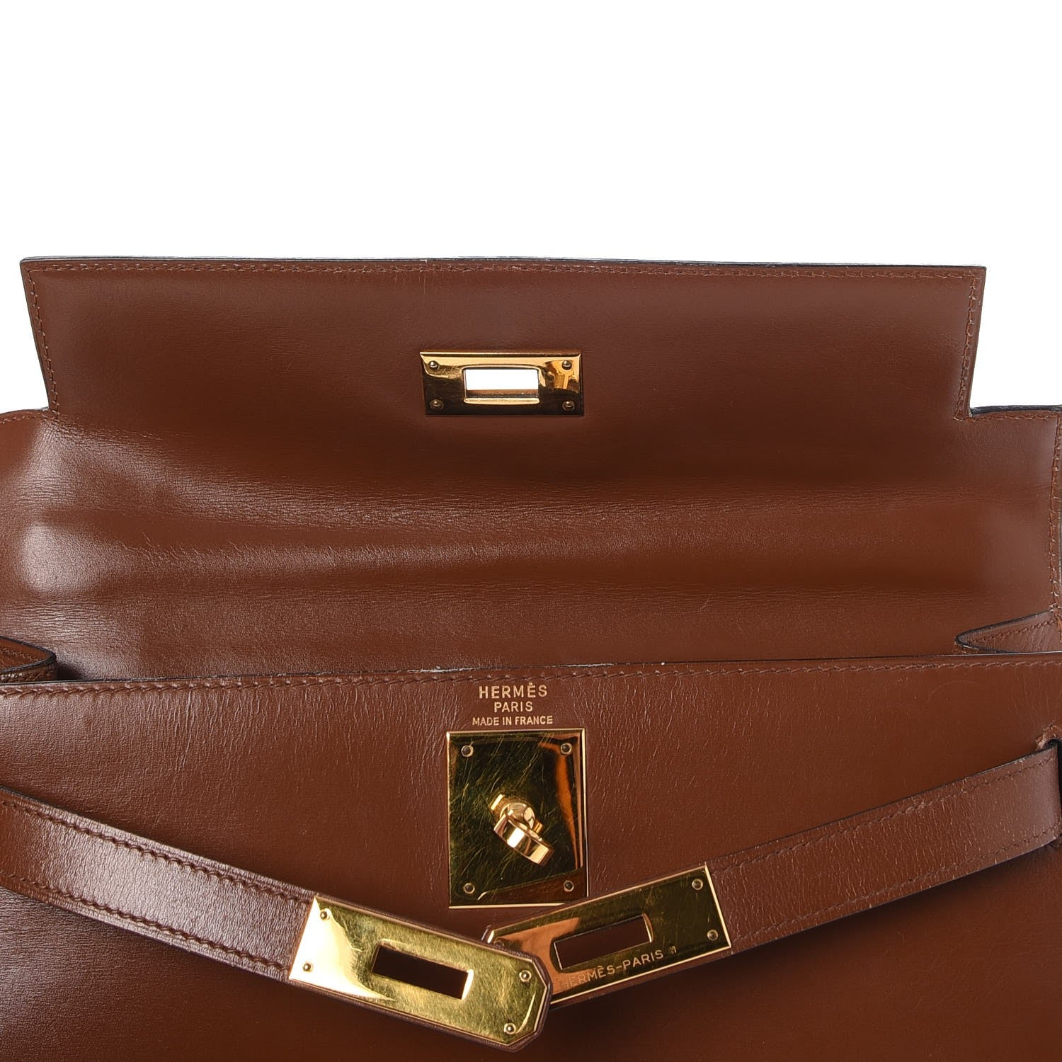 Hermes Box Kelly Sellier 28 Noisette 21 of 35