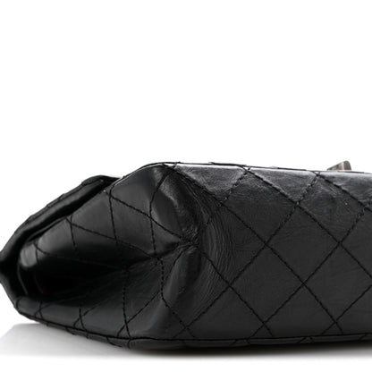 Chanel Aged Calfskin Quilted 2.55 Reissue 225 Flap Black 9 of 13