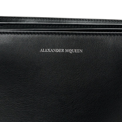Alexander McQueen Calfskin Medium Twin Skull Chain Crossbody Black 8 of 11