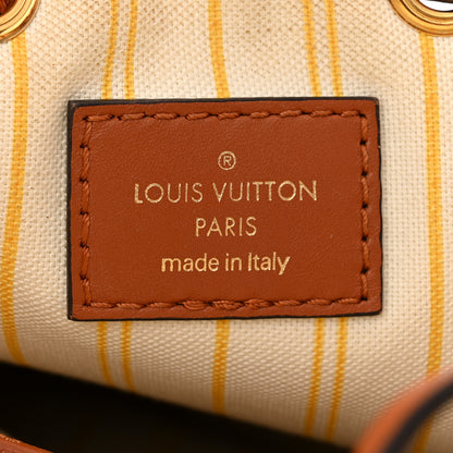 Louis Vuitton Raffia Calfskin Monogram Neonoe MM Tan 6 of 10