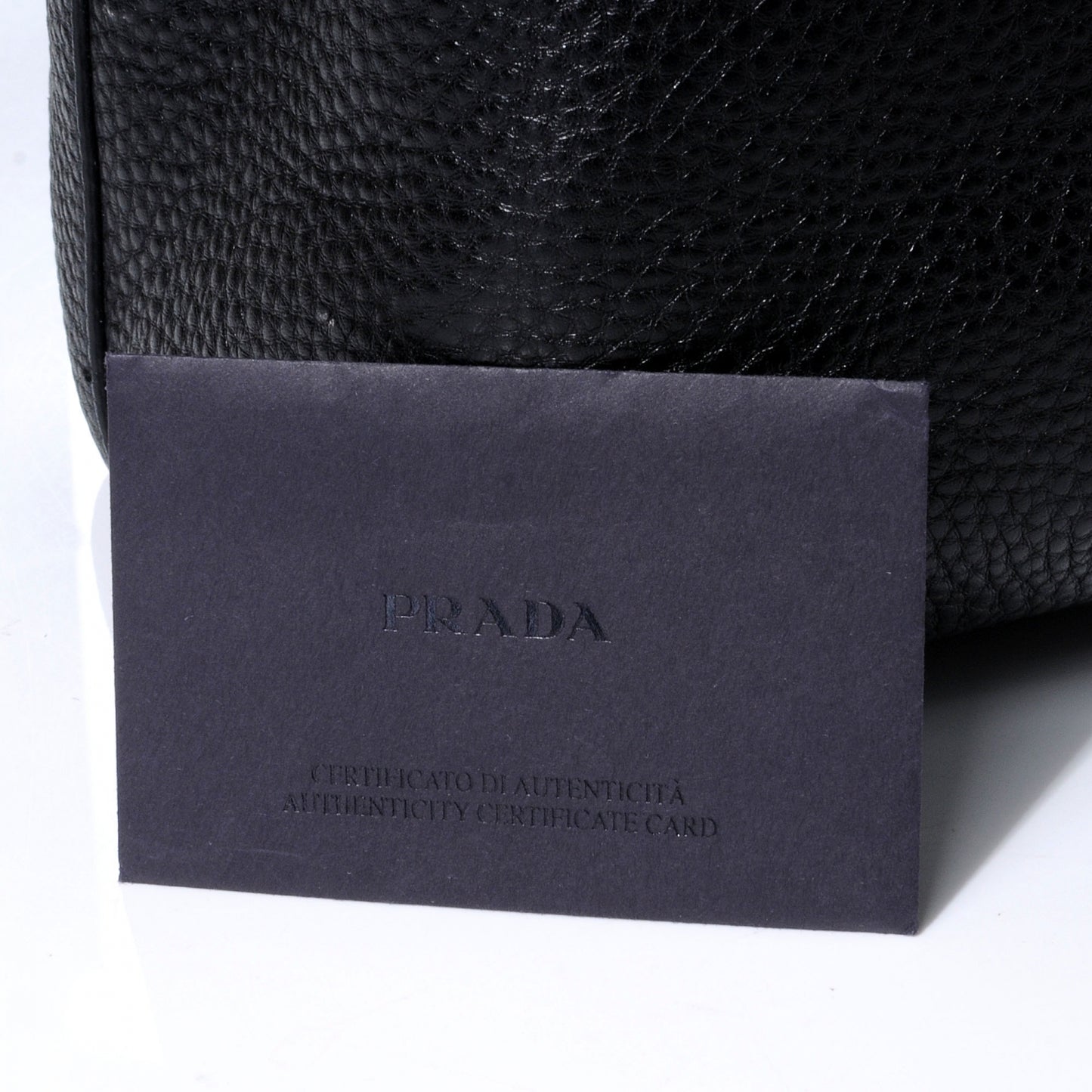Vitello Daino Tote Black