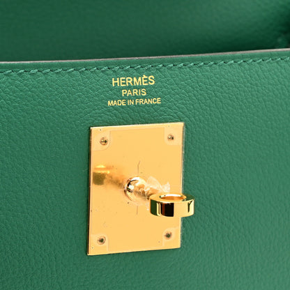Hermes Evercolor Kelly Retourne 28 Vert Vertigo 5 of 10