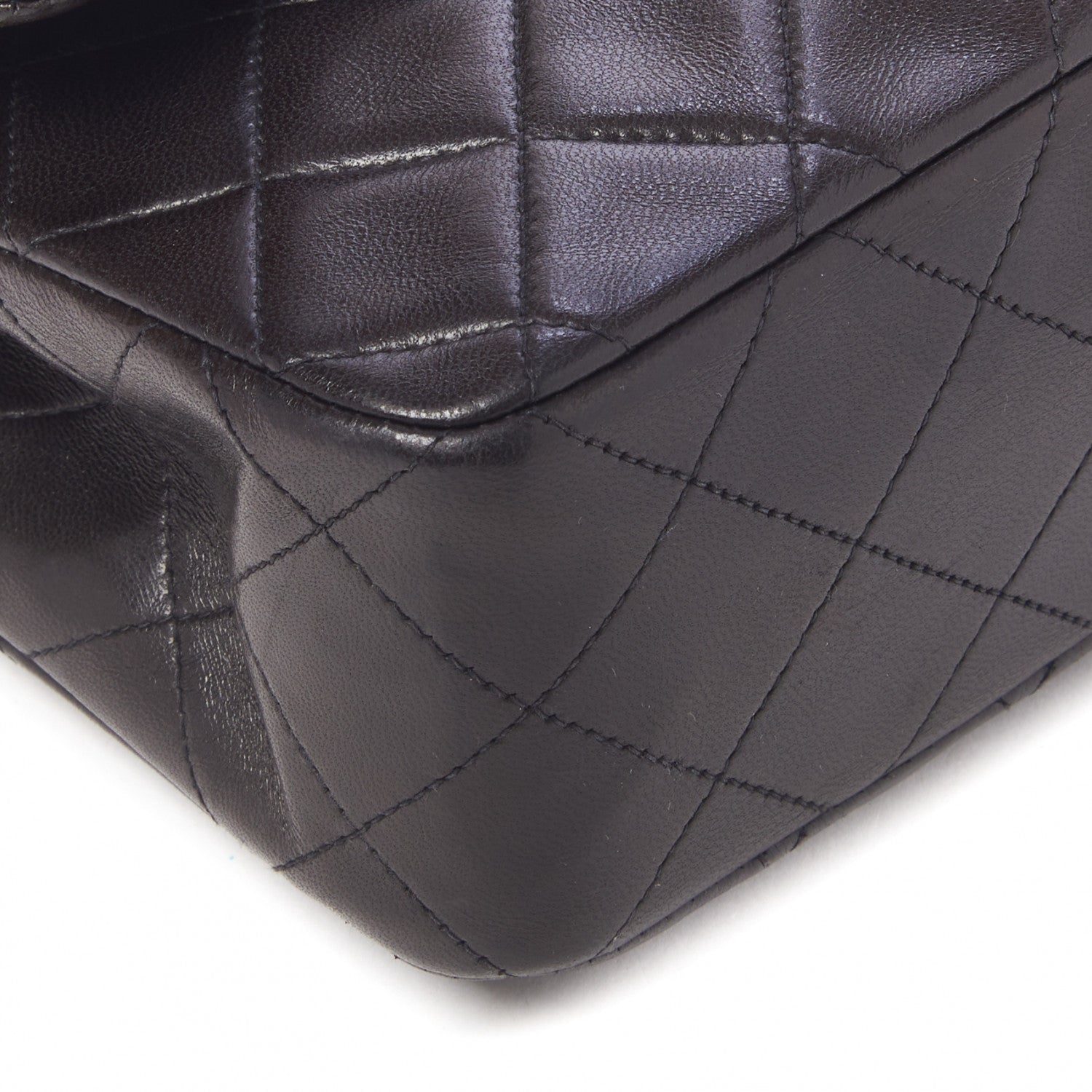 Chanel Lambskin Quilted Small Double Flap Black 6 of 11