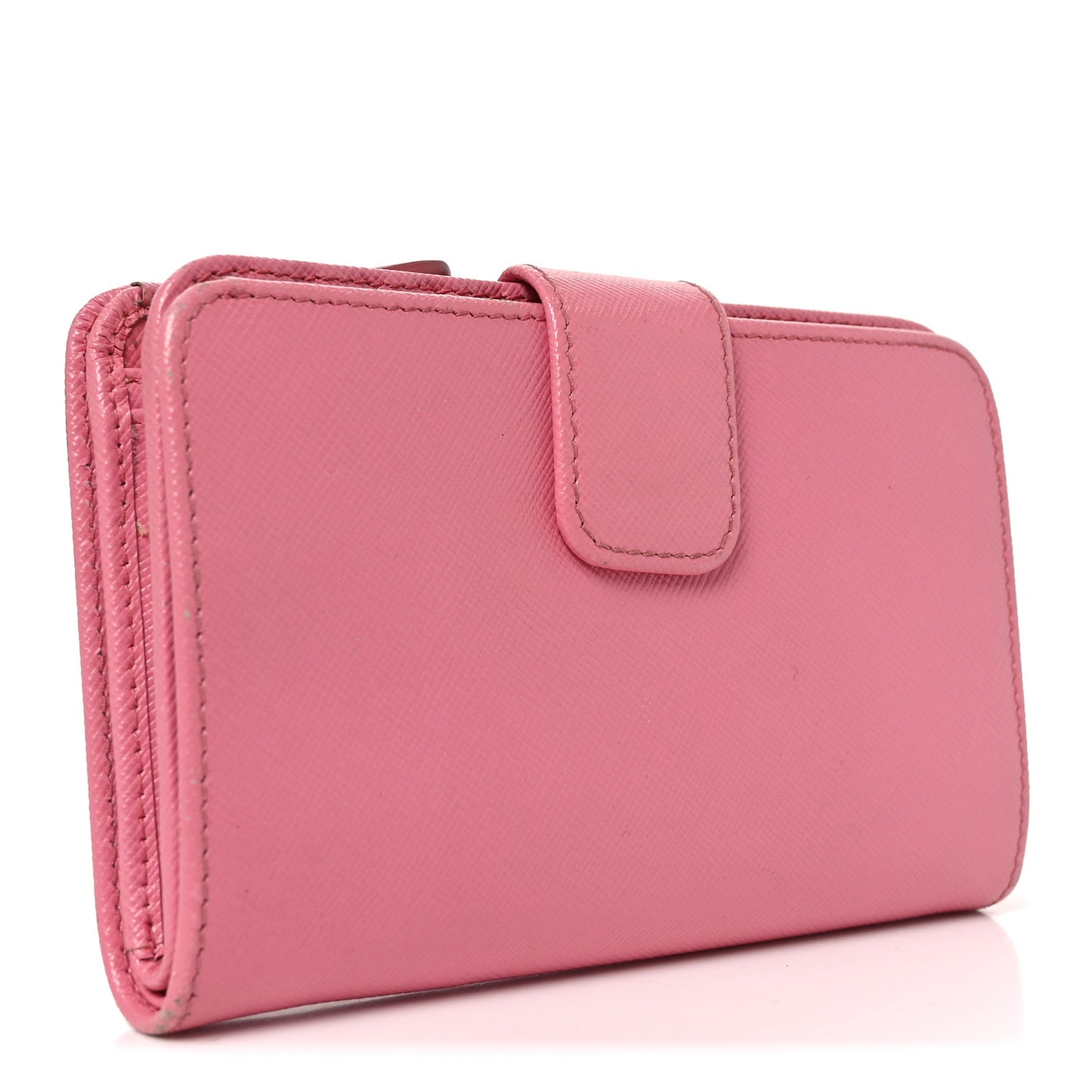 Saffiano Metal Compact Wallet Peonia Petalo