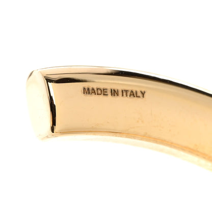 Fendi Metal FF Hoop Earrings Gold Silver 5 of 7