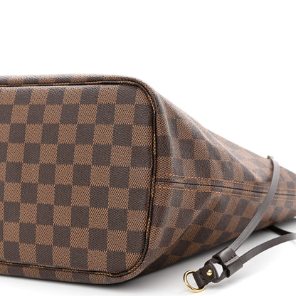Louis Vuitton Damier Ebene Neo Neverfull MM Rose Ballerine 10 of 10