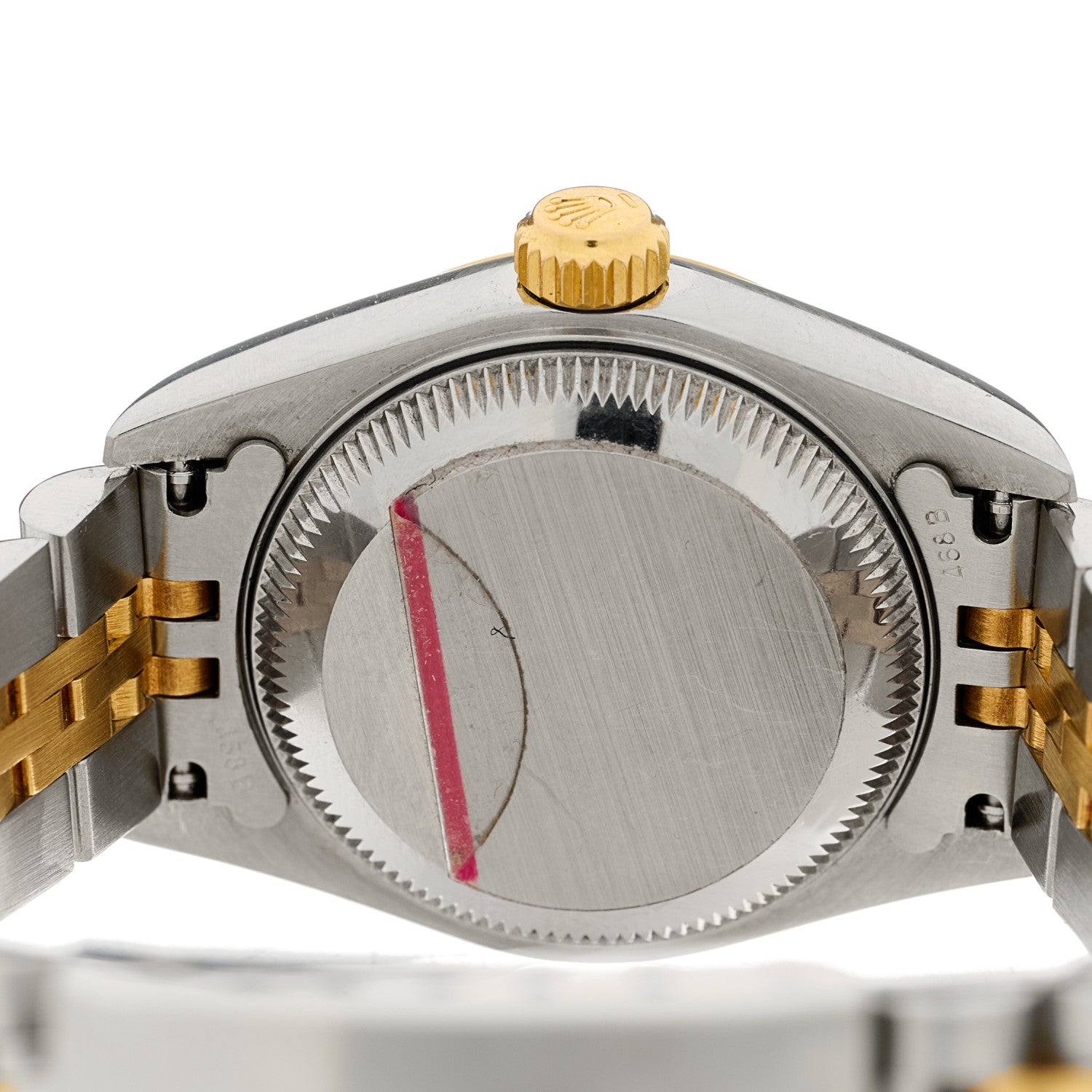 Rolex Stainless Steel 18K Yellow Gold 26mm Oyster Perpetual Datejust Watch White Roman 79173 4 of 4