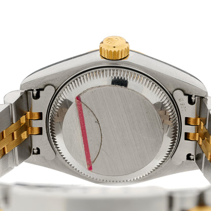 Rolex Stainless Steel 18K Yellow Gold 26mm Oyster Perpetual Datejust Watch White Roman 79173 4 of 4