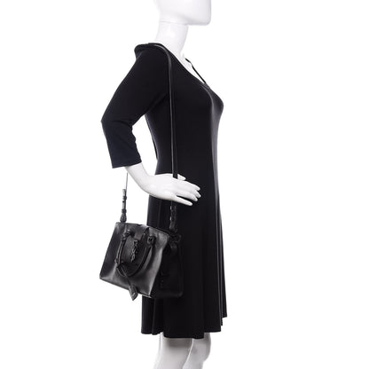 Saint Laurent Calfskin Baby Monogram Cabas Black 2 of 12