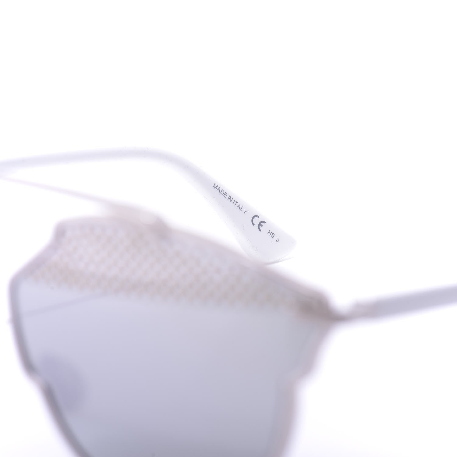 Christian Dior Studded So Real Sunglasses Silver White 6 of 10