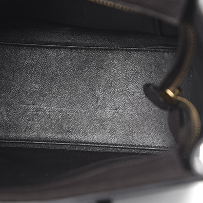 Celine Drummed Calfskin Nano Luggage Brown 11 of 20