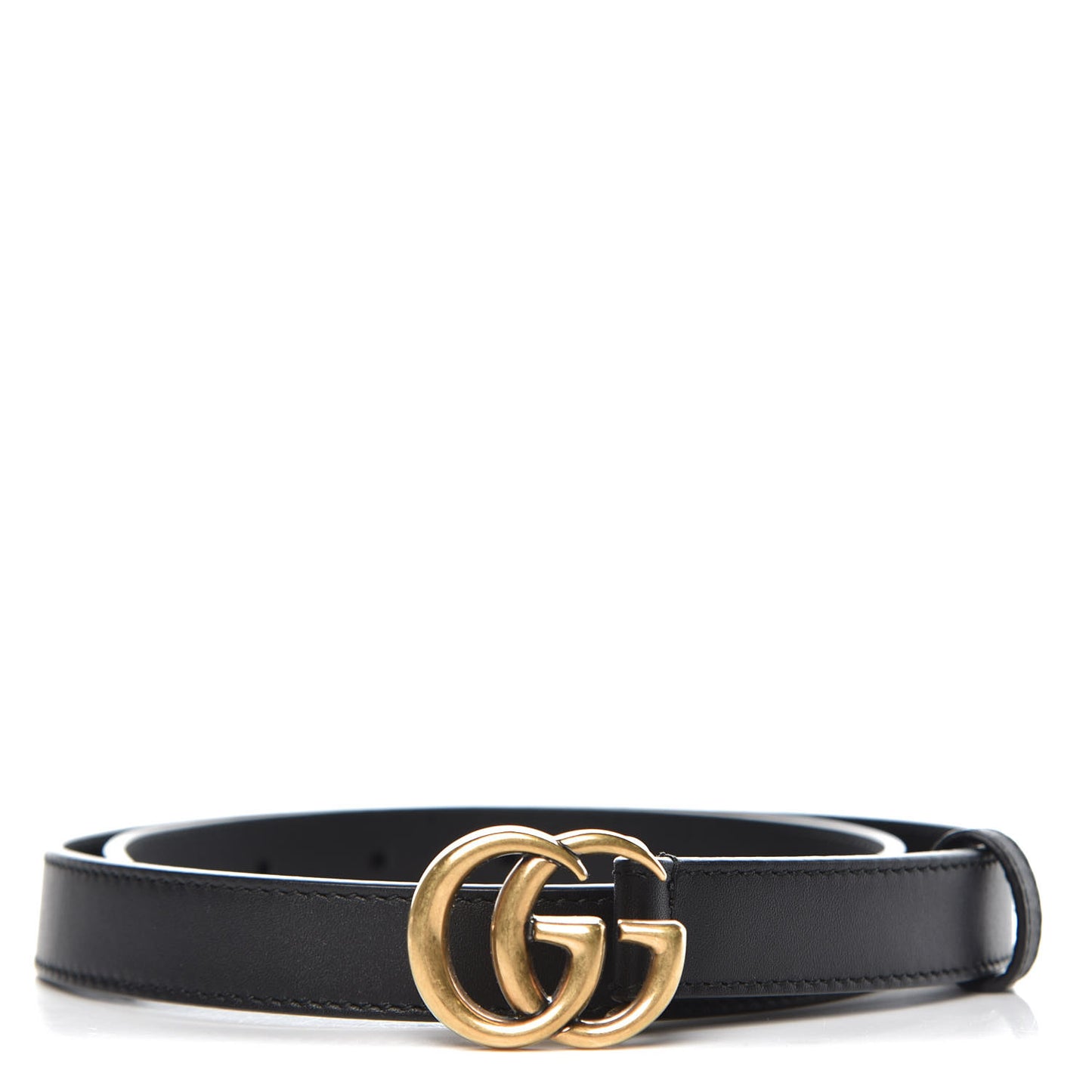 Calfskin Double G 20mm Belt 70 28 Black