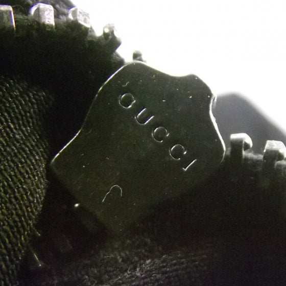 Gucci Monogram Medium Horsebit Chain Hobo Black 10 of 11