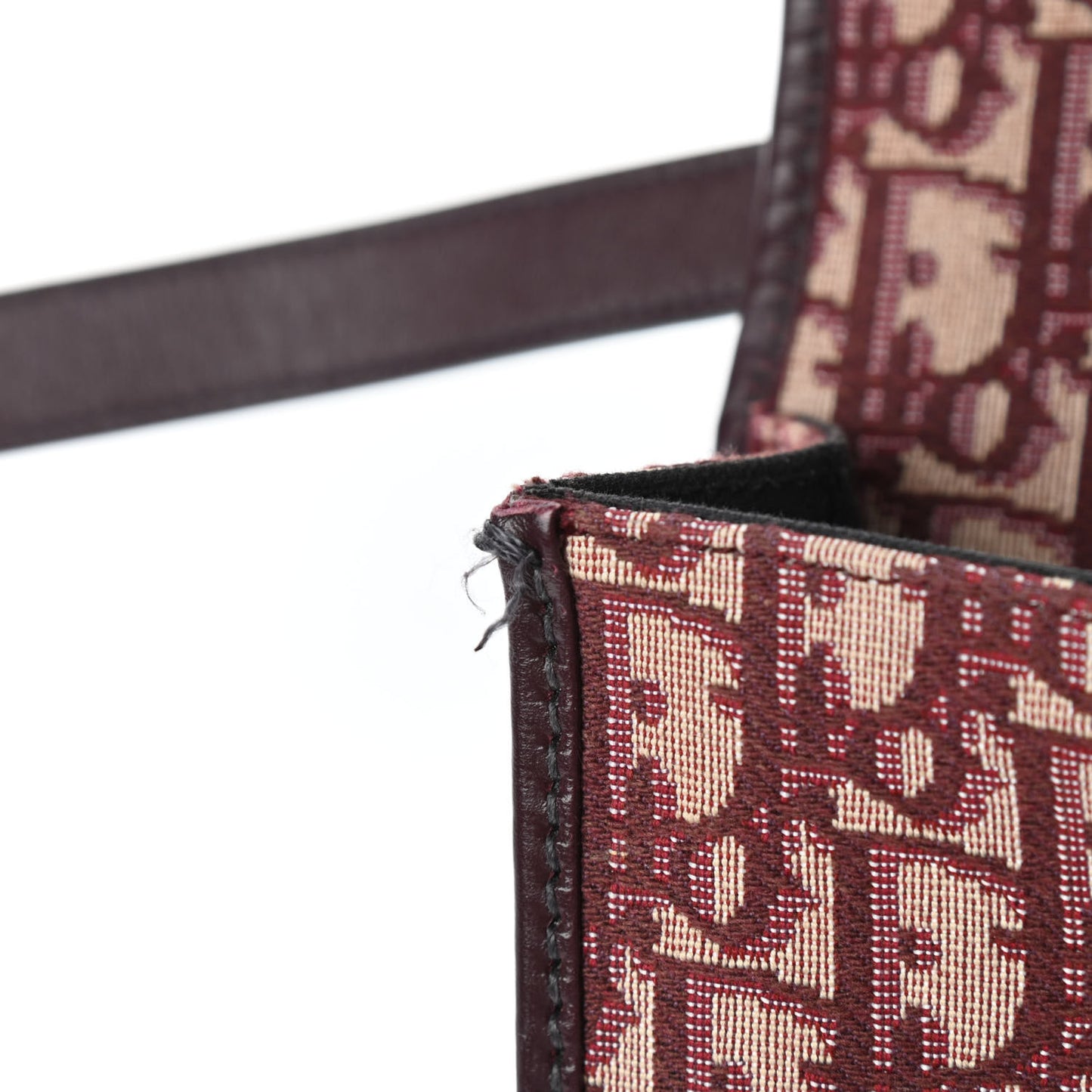 Oblique 30 Montaigne Flap Bag Burgundy