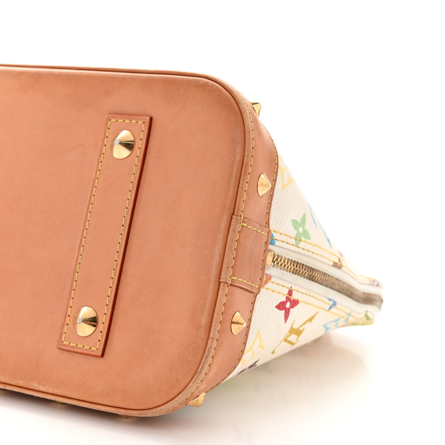Louis Vuitton Monogram Multicolor Alma PM White 10 of 11