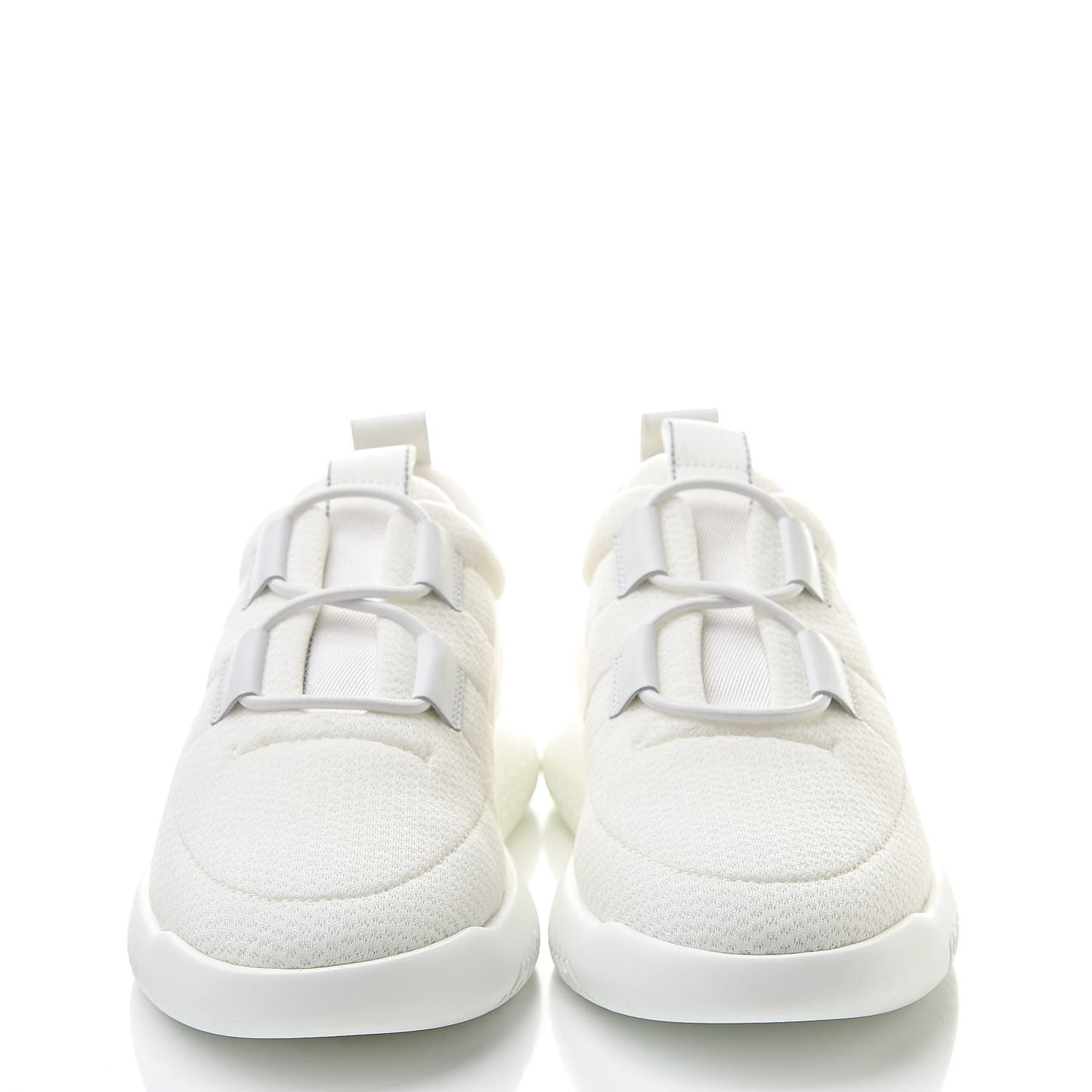 Mesh Technical Canvas Womens Team Sneakers 39 White
