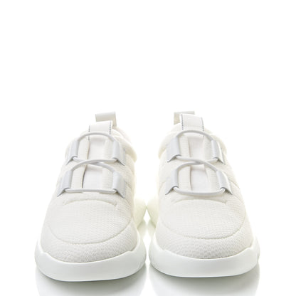 Hermes Mesh Technical Canvas Womens Team Sneakers 39 White 2 of 8