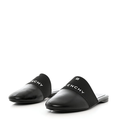 Givenchy Calfskin Bedford Logo Mule Slides 38 Black 3 of 9
