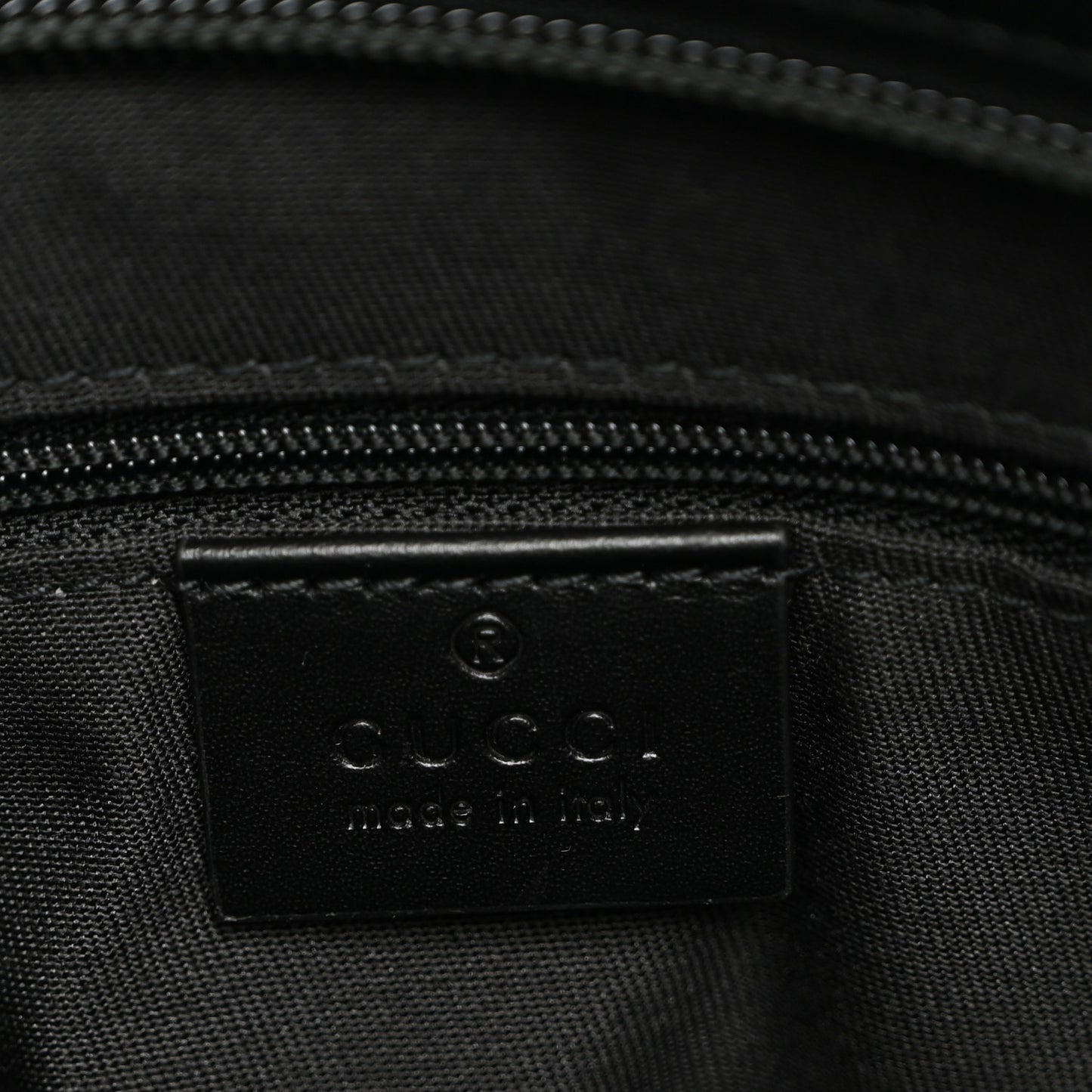 GG Monogram Web Flat Messenger Bag Black