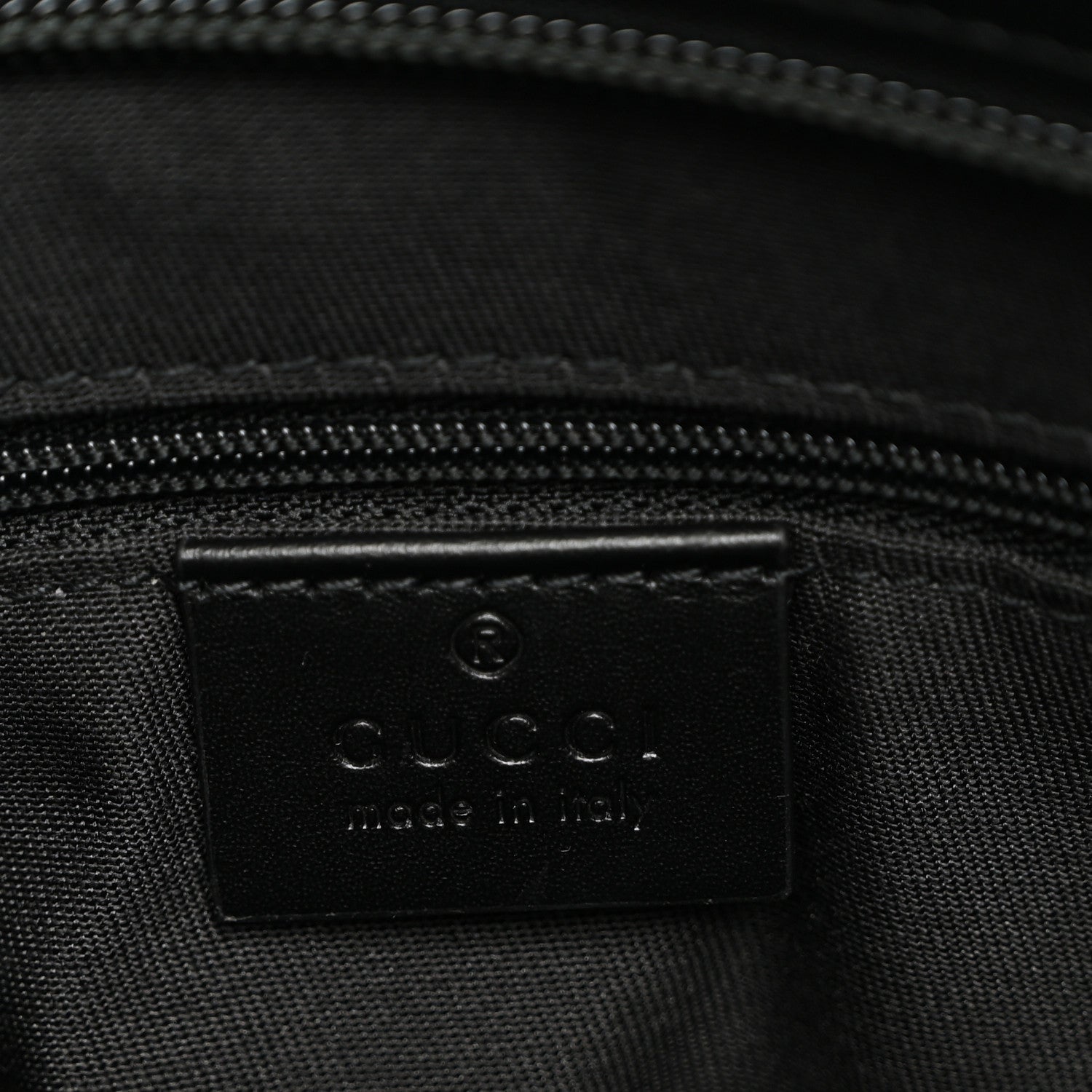 Gucci GG Monogram Web Flat Messenger Bag Black 5 of 9