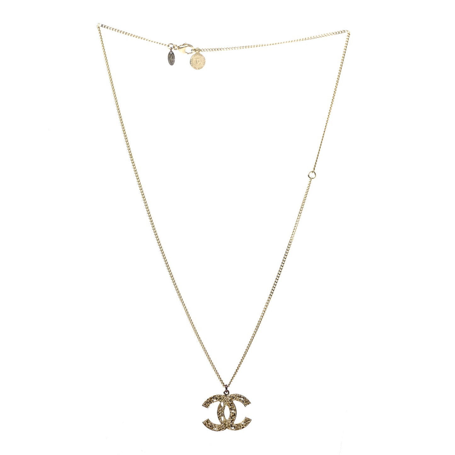 Chain CC 100 Anniversary Necklace Gold