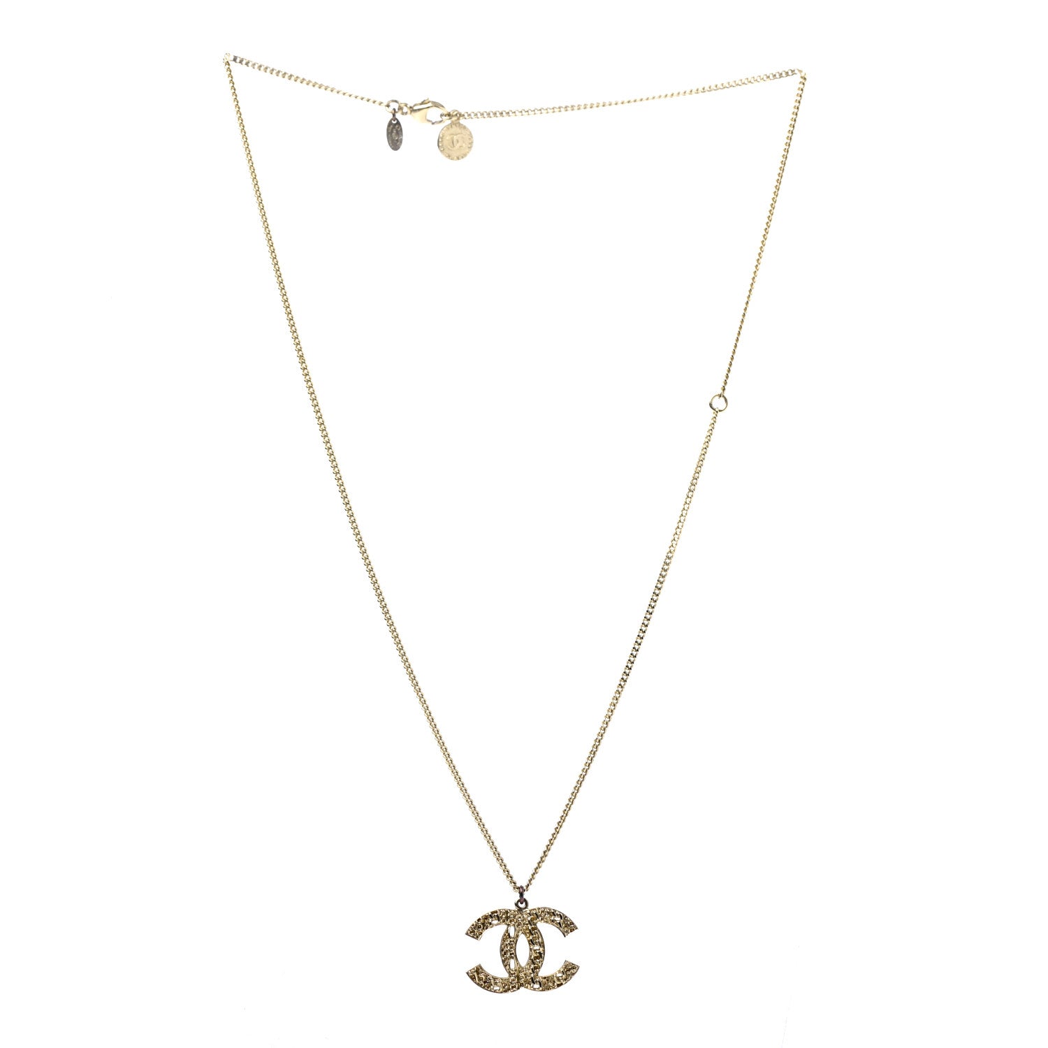 Chanel Chain CC 100 Anniversary Necklace Gold 3 of 5